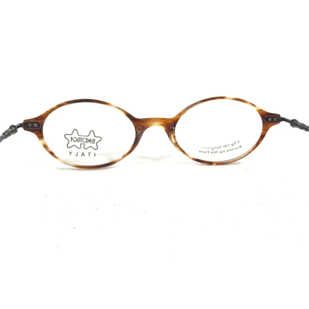 Luxottica Eyeglasses Frames LU 4258 M464 Gray Tortoise Round Full Rim 46-18-130